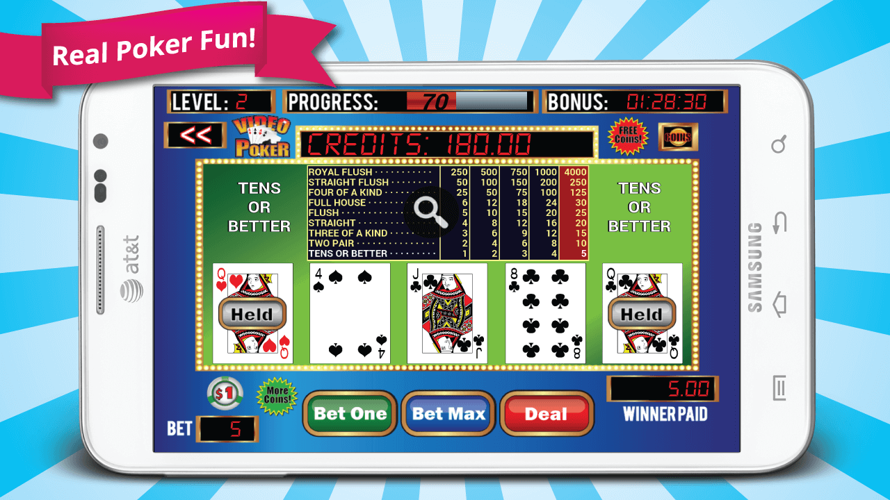 how to win playing video poker machines